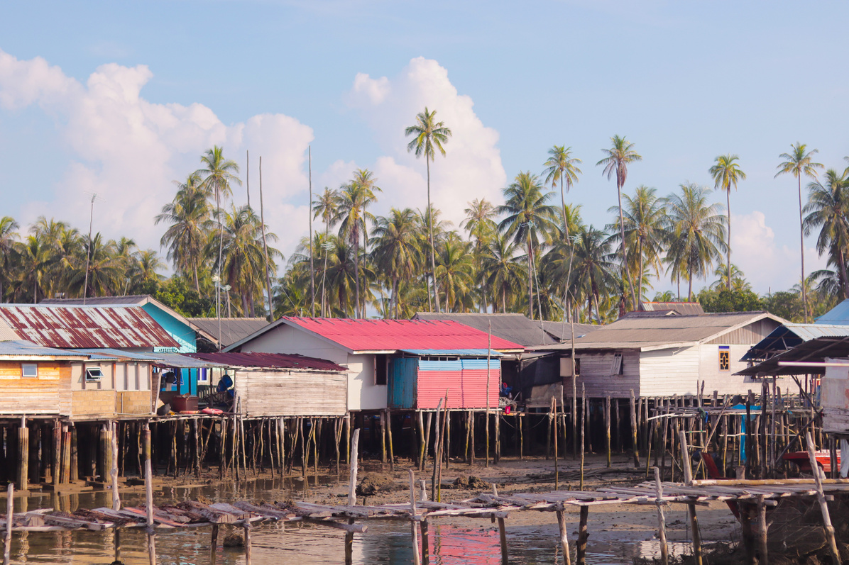 wooden houses on stilts for coastal communities